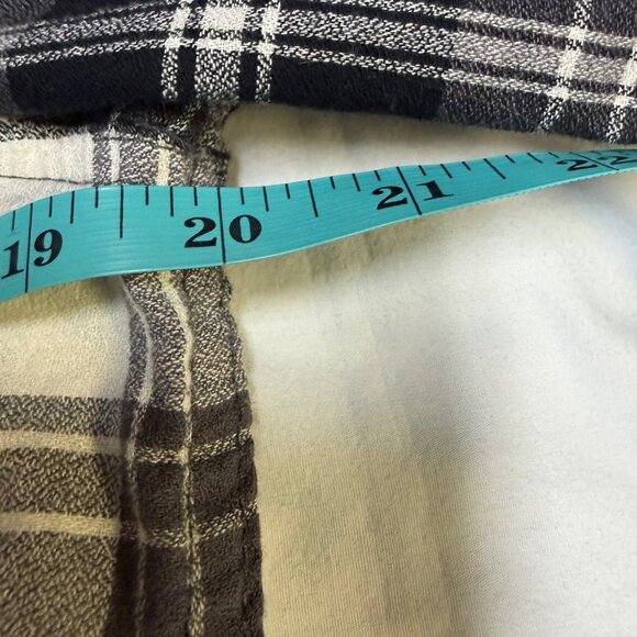 Carhartt Women’s Convertible Plaid Shirt Medium Black White EUC - Picture 11 of 12